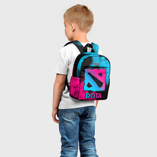 Детский рюкзак Dota Neon Gradient / 3D-принт – фото 5