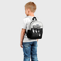 Детский рюкзак With The Beatles Битломания, цвет: 3D-принт — фото 2