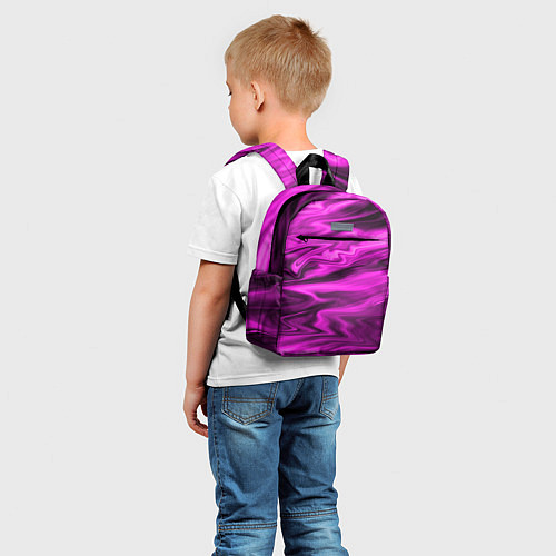 Детский рюкзак Розово-пурпурный закат / 3D-принт – фото 5