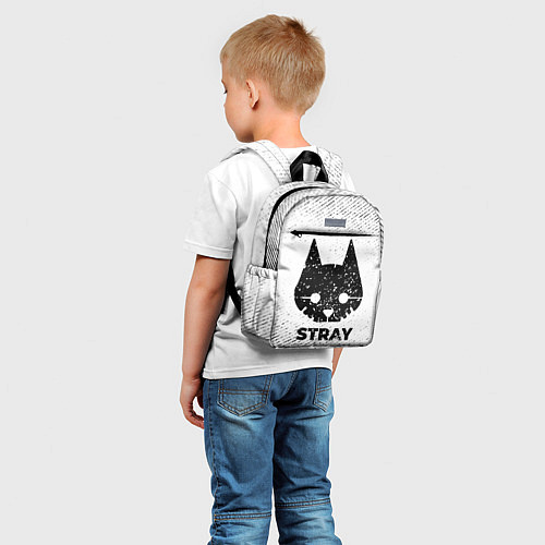 Детский рюкзак Stray с потертостями на светлом фоне / 3D-принт – фото 5