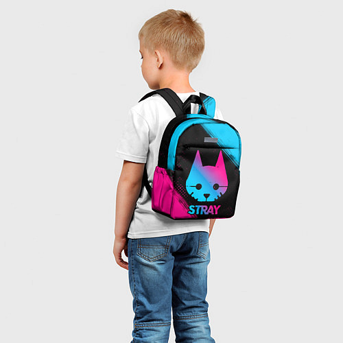 Детский рюкзак Stray - Neon Gradient / 3D-принт – фото 5