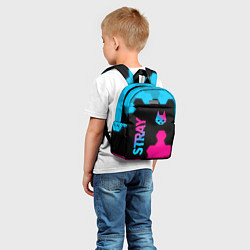 Детский рюкзак Stray: Neon Gradient, цвет: 3D-принт — фото 2