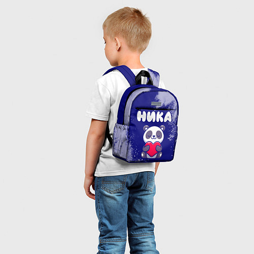 Детский рюкзак Ника панда с сердечком / 3D-принт – фото 5