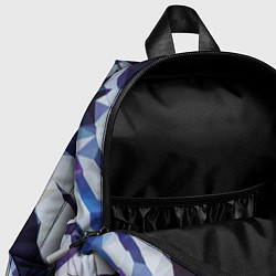 Детский рюкзак Лоу Поли Полигоны, цвет: 3D-принт — фото 2