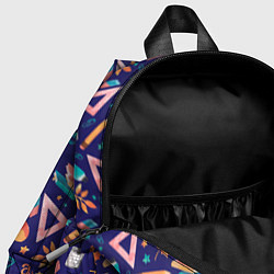 Детский рюкзак Школьные атрибуты, цвет: 3D-принт — фото 2