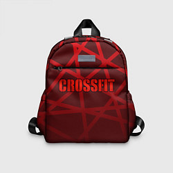 Детский рюкзак CROSSFIT - КРАСНЫЕ ЛИНИИ, цвет: 3D-принт