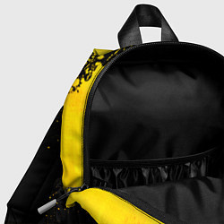 Детский рюкзак Stray - gold gradient: символ и надпись вертикальн, цвет: 3D-принт — фото 2