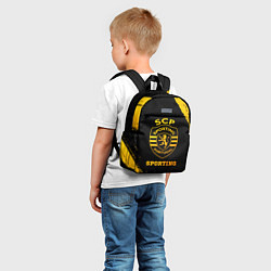 Детский рюкзак Sporting - gold gradient, цвет: 3D-принт — фото 2