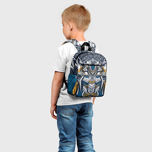 Детский рюкзак Узорный робот / 3D-принт – фото 5