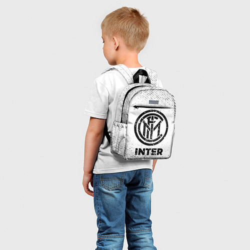 Детский рюкзак Inter с потертостями на светлом фоне / 3D-принт – фото 5