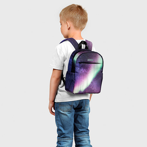 Детский рюкзак Ночное северное сияние / 3D-принт – фото 5