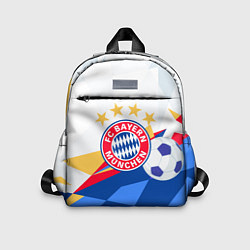 Детский рюкзак Bayern munchen Абстракция геометрии, цвет: 3D-принт