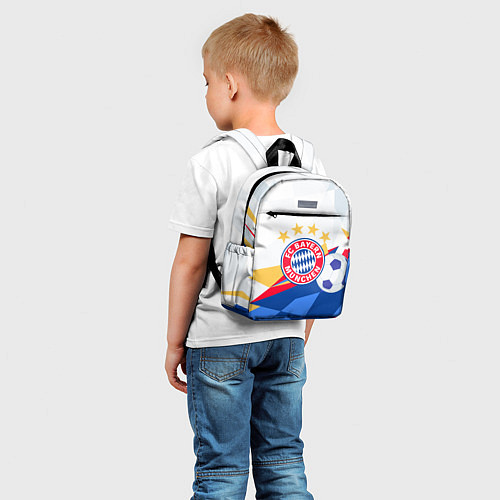 Детский рюкзак Bayern munchen Абстракция геометрии / 3D-принт – фото 5