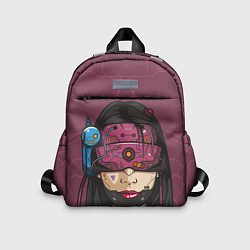 Детский рюкзак Кибер-девушка, цвет: 3D-принт