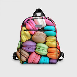Детский рюкзак Цветные Макаруны, цвет: 3D-принт
