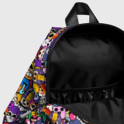 Детский рюкзак Brawl stars - бравлеры бойцы, цвет: 3D-принт — фото 2
