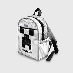 Детский рюкзак Minecraft с потертостями на светлом фоне, цвет: 3D-принт — фото 2