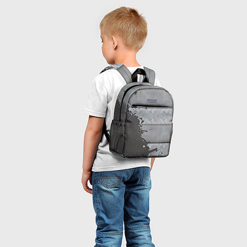 Детский рюкзак Броня на сетке / 3D-принт – фото 5
