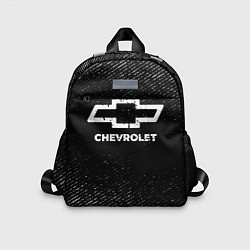 Детский рюкзак Chevrolet с потертостями на темном фоне