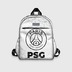 Детский рюкзак PSG с потертостями на светлом фоне, цвет: 3D-принт