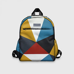 Детский рюкзак Абстрактный набор разноцветных геометрических фигу