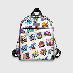 Детский рюкзак Особые редкие пины значки Бравл Старс, цвет: 3D-принт