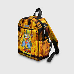 Детский рюкзак Гомер Симпсон - соло на гитаре!, цвет: 3D-принт — фото 2