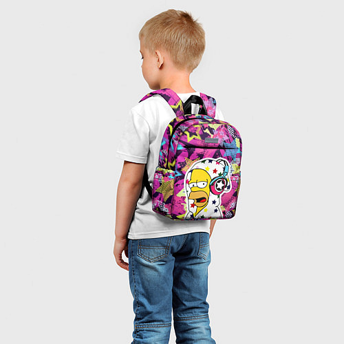 Детский рюкзак Гомер Симпсон в звёздном балахоне! / 3D-принт – фото 5