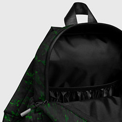 Детский рюкзак Lorem Ipsum - зелёный лабиринт, цвет: 3D-принт — фото 2