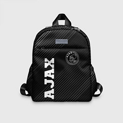 Детский рюкзак Ajax sport на темном фоне: надпись, символ, цвет: 3D-принт