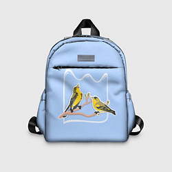 Детский рюкзак Певчие птицы, цвет: 3D-принт