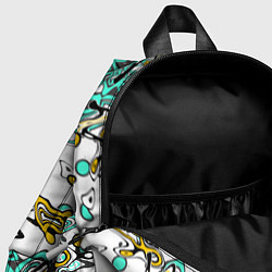 Детский рюкзак Abstract pattern waves and streaks, цвет: 3D-принт — фото 2