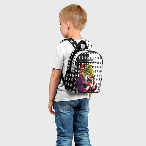 Детский рюкзак Куки Шинобу - Иероглифы бездны / 3D-принт – фото 5