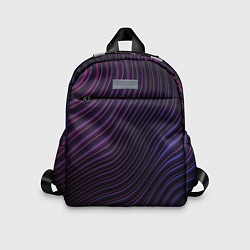 Детский рюкзак Волнистый металлик, цвет: 3D-принт
