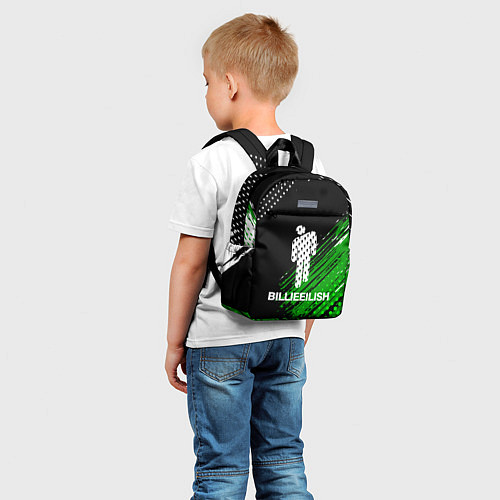 Детский рюкзак Billie eilish - краска / 3D-принт – фото 5