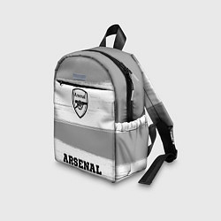 Детский рюкзак Arsenal sport на светлом фоне: символ, надпись, цвет: 3D-принт — фото 2