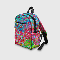 Детский рюкзак Цветная пуантель, цвет: 3D-принт — фото 2