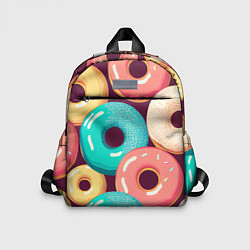 Детский рюкзак Пончики и только пончики, цвет: 3D-принт