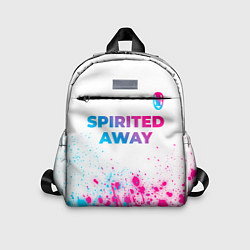 Детский рюкзак Spirited Away neon gradient style: символ сверху