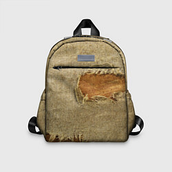Детский рюкзак Старая рваная мешковина - авангард, цвет: 3D-принт