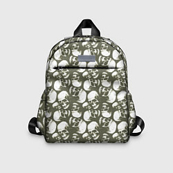 Детский рюкзак Череп гранж, цвет: 3D-принт