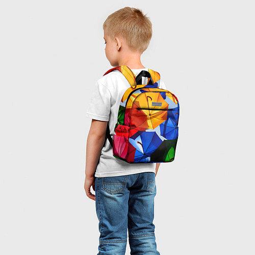 Детский рюкзак Разноцветные зонтики / 3D-принт – фото 5
