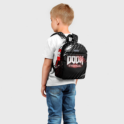 Детский рюкзак Doom - краска / 3D-принт – фото 5