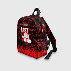 Детский рюкзак The last of us - красная текстура, цвет: 3D-принт — фото 2