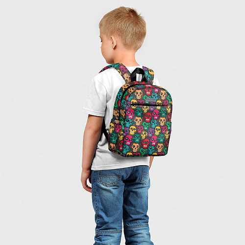 Детский рюкзак Череп с глазами / 3D-принт – фото 5