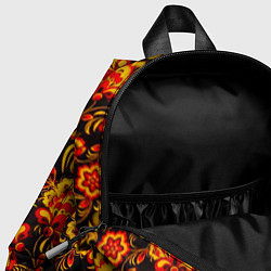 Детский рюкзак Хохлома роспись, цвет: 3D-принт — фото 2