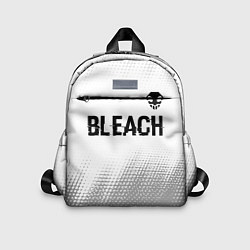 Детский рюкзак Bleach glitch на светлом фоне: символ сверху, цвет: 3D-принт