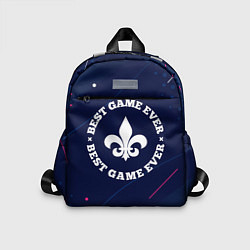 Детский рюкзак Символ Saints Row и надпись best game ever, цвет: 3D-принт