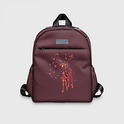Детский рюкзак Осенний олень с птицей, цвет: 3D-принт