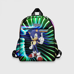 Детский рюкзак Sonic - hedgehog - video game, цвет: 3D-принт